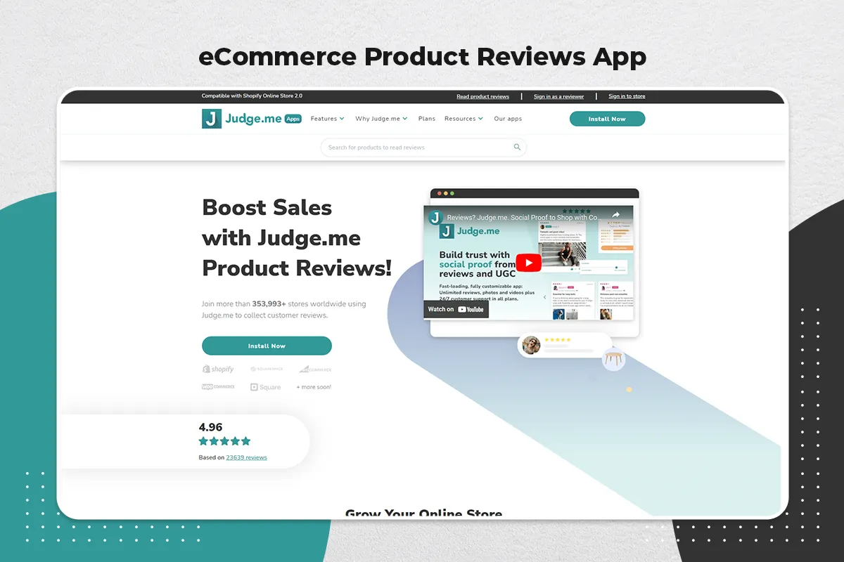 eCommerce Product Reviews App